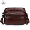 Men's Shoulder bag Messenger Bags Genuine Leather 2020 Flap Crossbody Handbag Male Leather Shoulder Bags Large Capacity ZZNICK 1