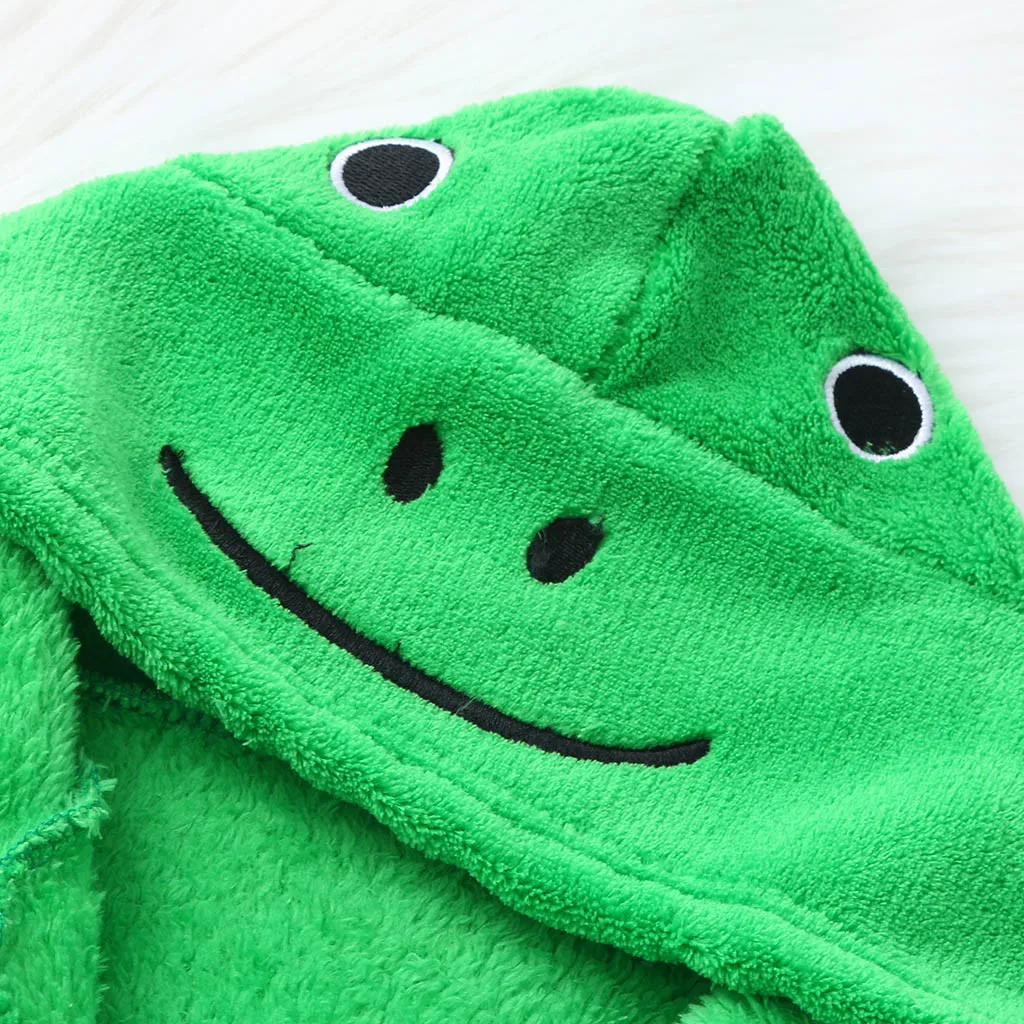 Модные пижамы для новорожденных маленьких мальчиков и девочек с мультяшным