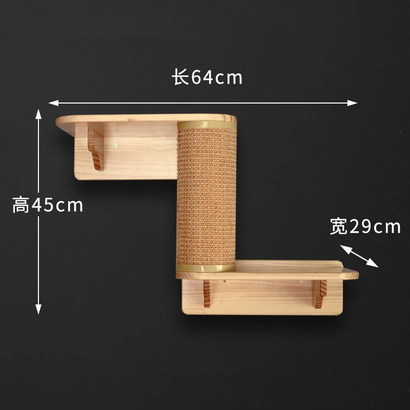 Когтеточка из сизаля для кошек скалолазающее дерево домашних животных настенная