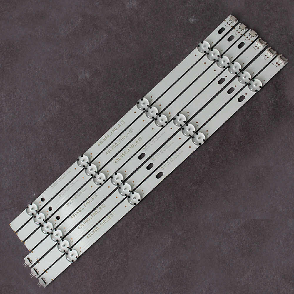 

6pcs 3A+3B 43 Inch TV LED Backlight Strip For LG 43LH60 SSC_43INCH_FHD_A/B _REV03 _151002 43UH6030 43UH610V 43UH603V 43UH619V