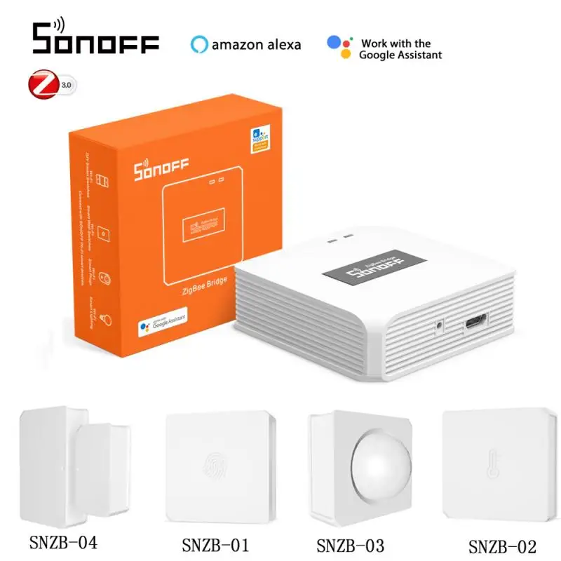 Датчик температуры и влажности SONOFF SNZB-01 02 03 04 ZigBee в режиме реального времени
