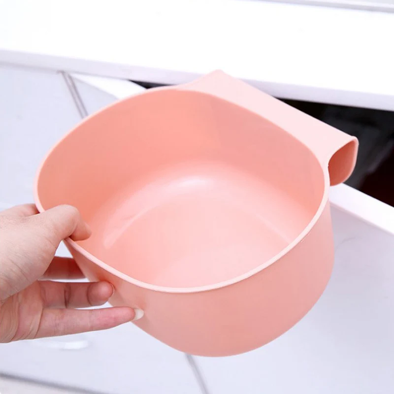 Kitchen Supplies Cabinet Door Hanging Trash Can Under The Sink Shelf Storage Artifacts Space Saving Embedded Plastic | Дом и сад