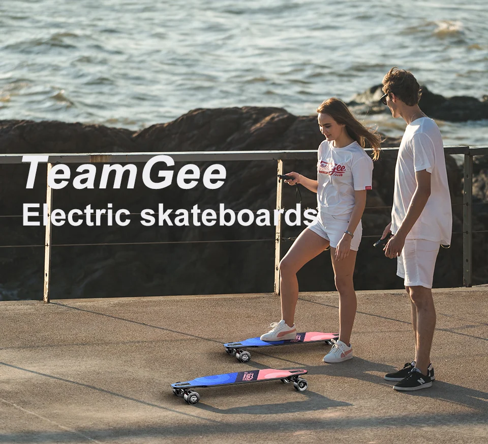 Супертонкий электрический самокат TeamGee H9, 36 В, Электрический четырехколесный самокат IP54, Лонгборд, электрический скейтборд со скоростью до 45 км/ч