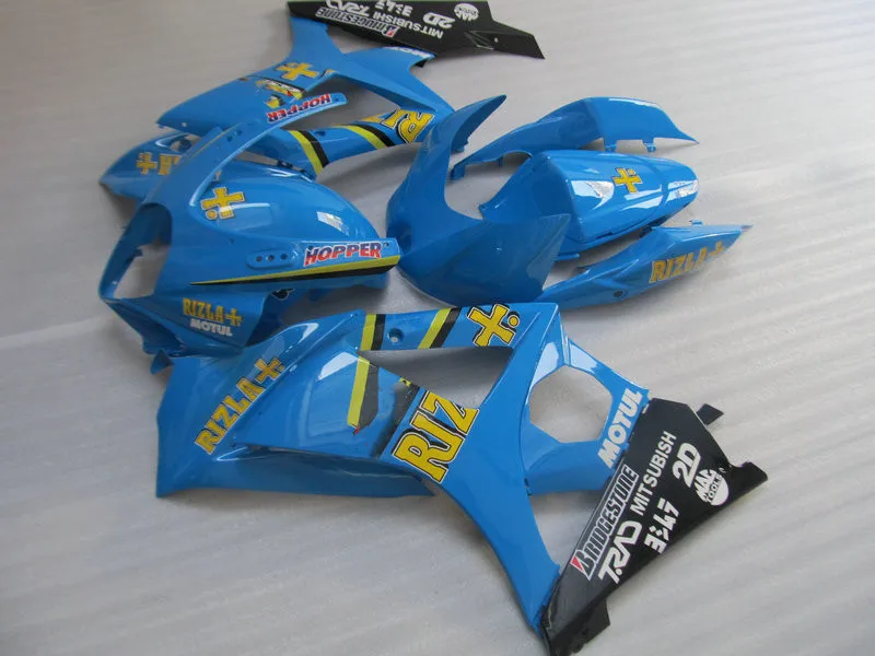 Injection Mold Fairing kit for GSXR1000 07 08 gsxr1000 GSXR 1000 K7 2007 2008 ABS Plastic Blue Fairings set+gifts SE18 | Автомобили и