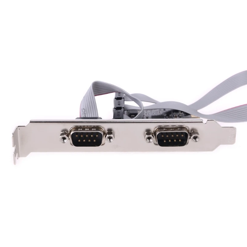 99100 чипсет PCIe 4 порта последовательная плата расширения Multi RS232 DB9 COM переходник