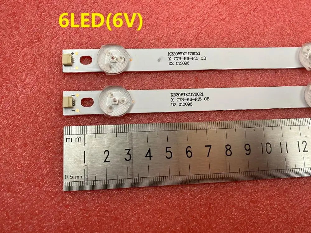Новые 2 шт. 6LED 583 мм LED подсветка полосы для TX-32ER250ZZ 4708-K32WDC-A2113N01 A1113N01 K320WDC2B K320WDC1 A2 K320WDC1176021 on.