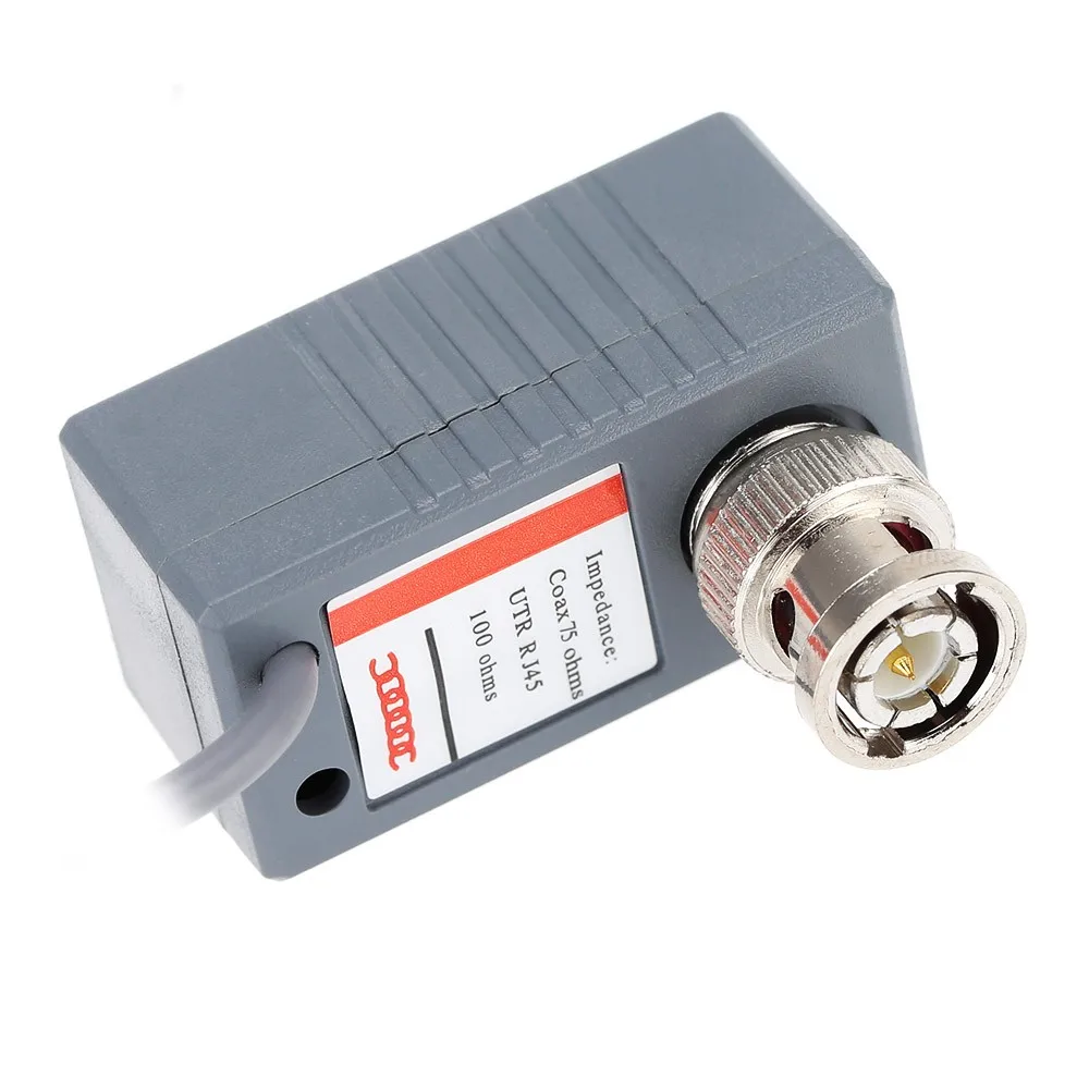 5 пар bnc к rj45 Видео Balum Пассивный CCTV коаксиальный BNC силовой трансивер разъемы RJ45