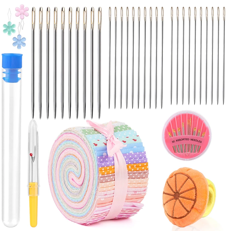 Dailylike ткань лоскутное шитье Желейный валик набор хлопковых тканевых лент иглы с