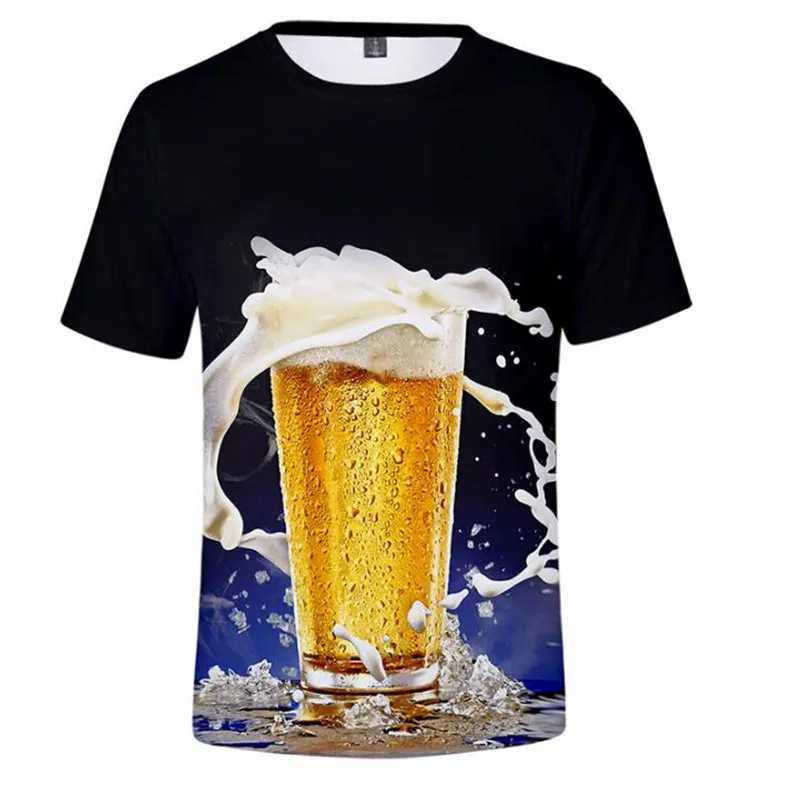 picture color AliExpress мужская одежда пивной пузырь цифровой печати Футболка мужская Спортивная майка - Цвет: picture color