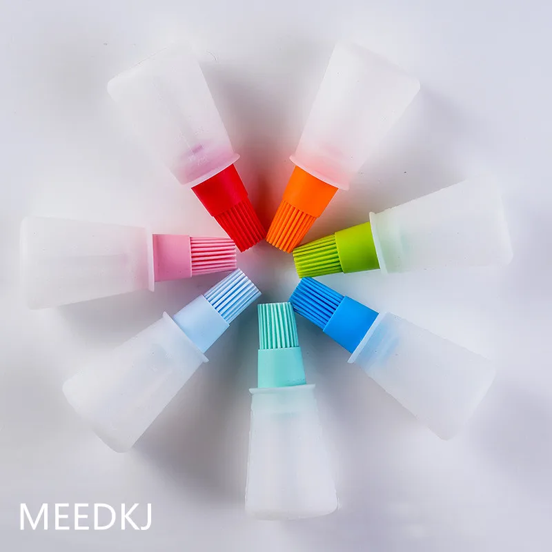 1 шт. силиконовая щетка для масла с крышкой | Дом и сад