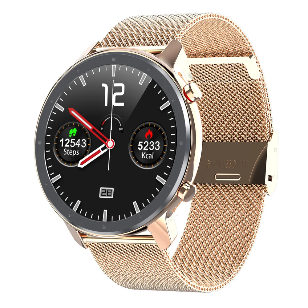 

Smart Watch Men Women ECG SmartWatch Heart Rate Monitor Full Round Touch Smart Watch IP68 Fitness Sport Tracker Bracelet VS DT79