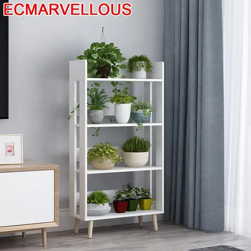 Декоративная деревянная полка для комнат уличная подставка цветов и