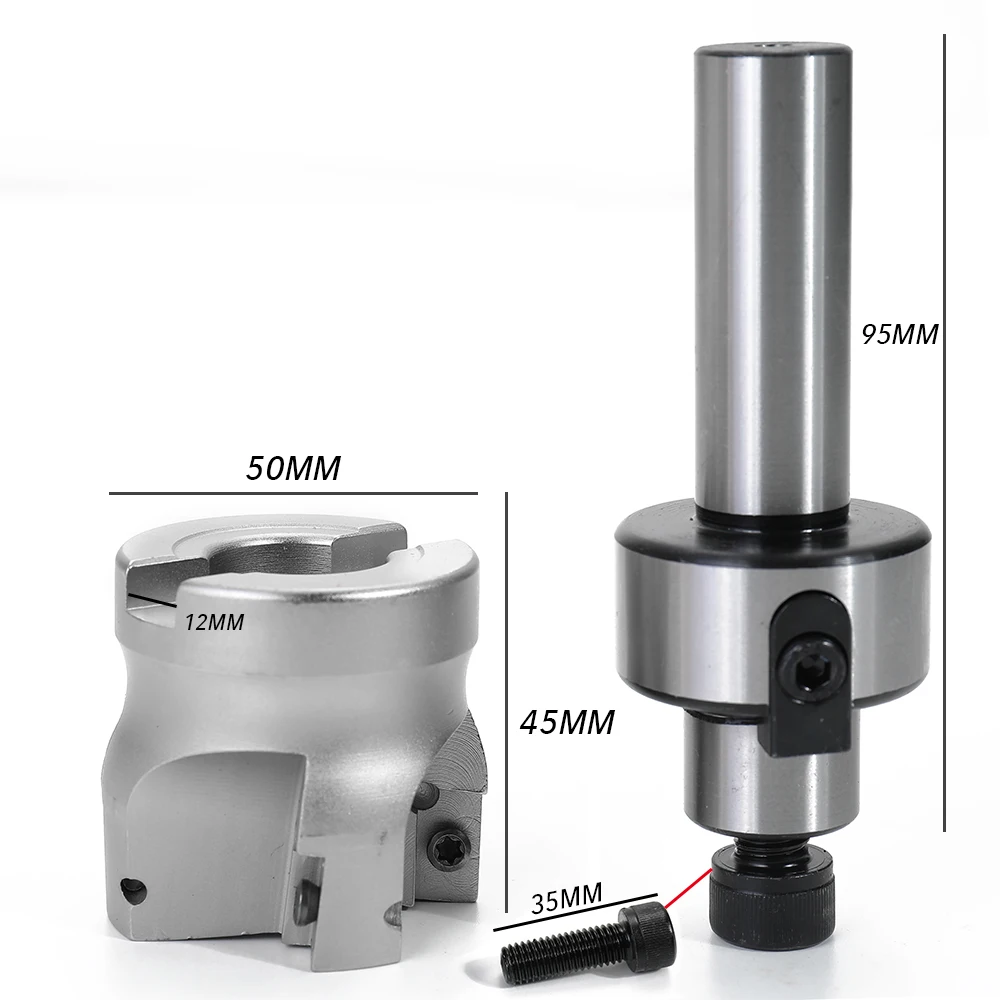 Удлинитель с прямым хвостовиком C3/4-FMB22 400R-50-22 торцевая фреза 10 вставками APMT1604