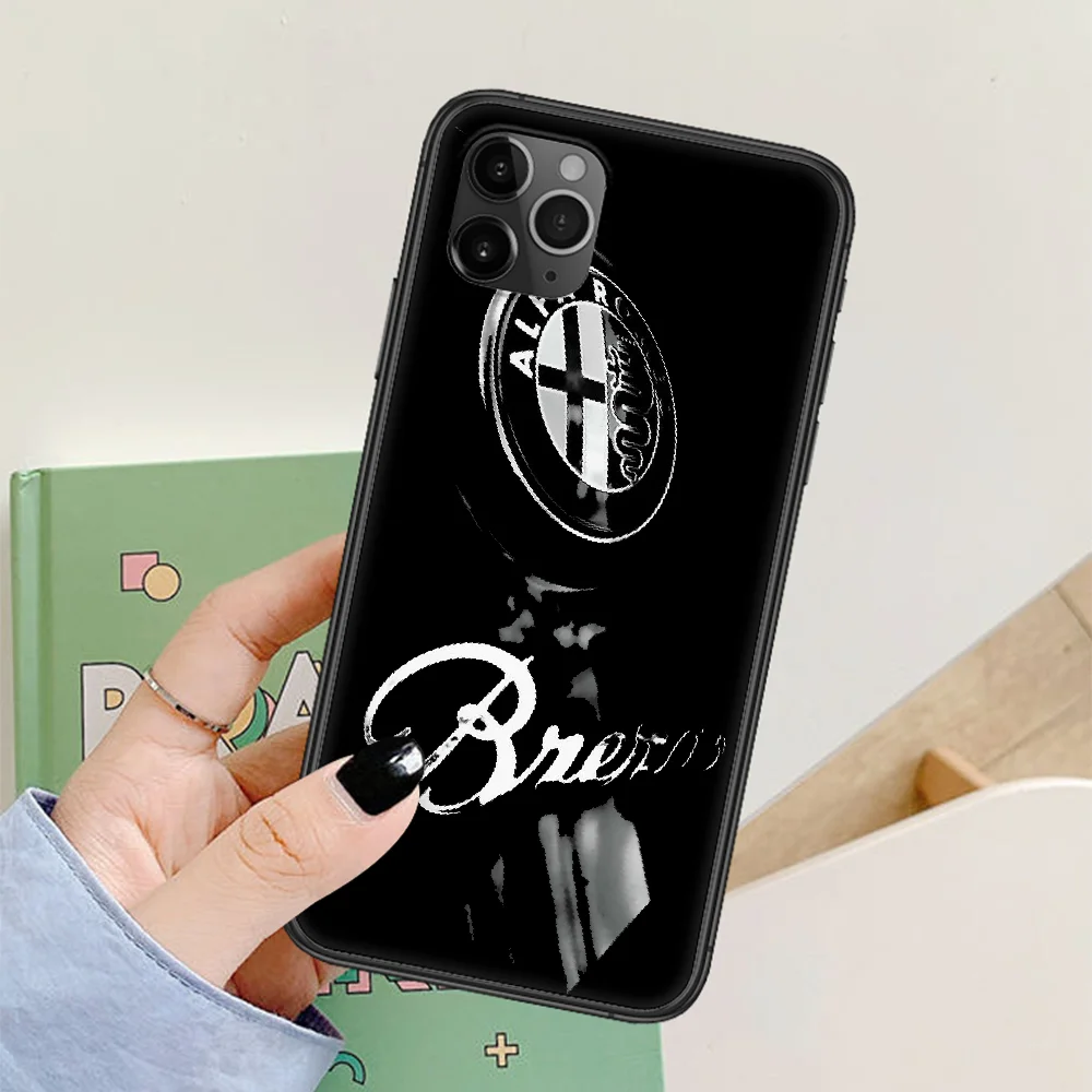 

Alfa romeo giulietta Phone Case For Iphone 4 4s 5 5S SE 5C 6 6S 7 8 Plus X XS XR 11 12 Mini Pro Max 2020 black Etui Luxury Back