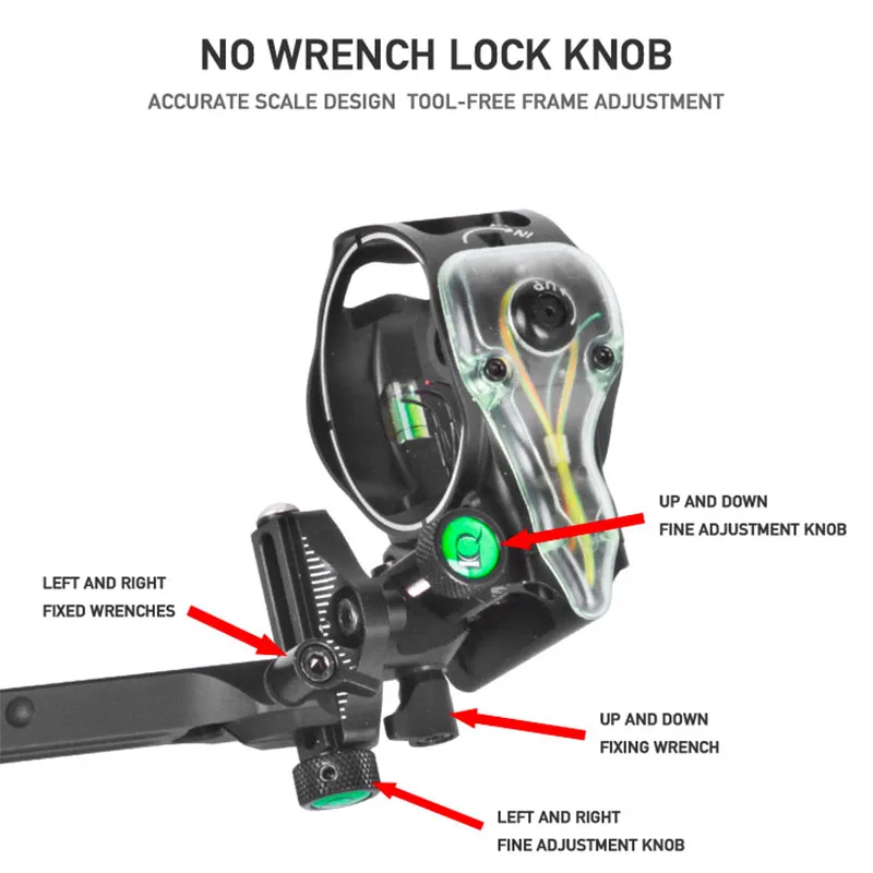 Professional Compound Bow Micro Adjust 5-pin Sight Archery Hunting Accessories Arrow Rest Stabilizer Braided Sling D-Loop | Спорт и
