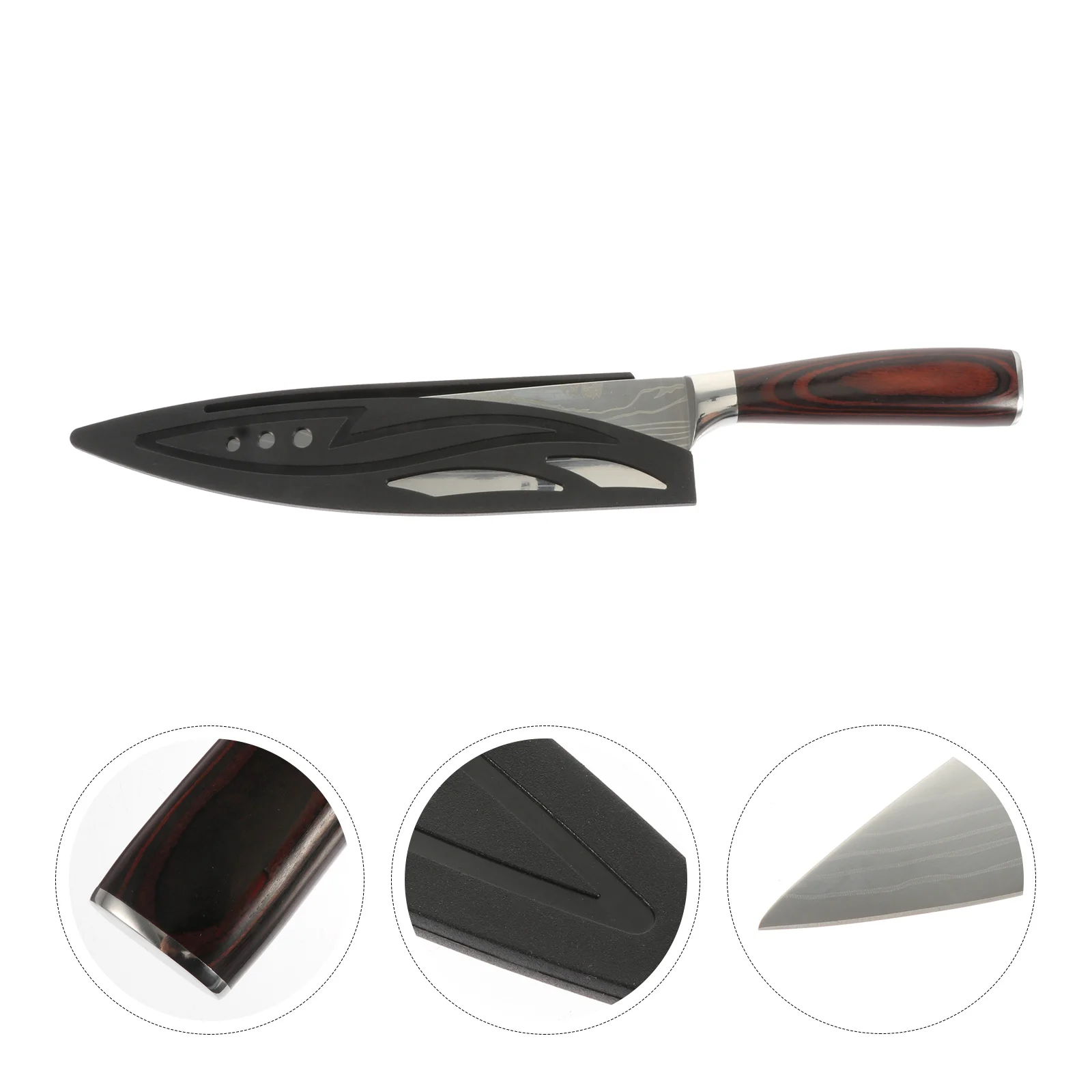 

Japanese Chef's Cutter With Wood Handle Kitchen Cutting Tool Kitchen Gadgets