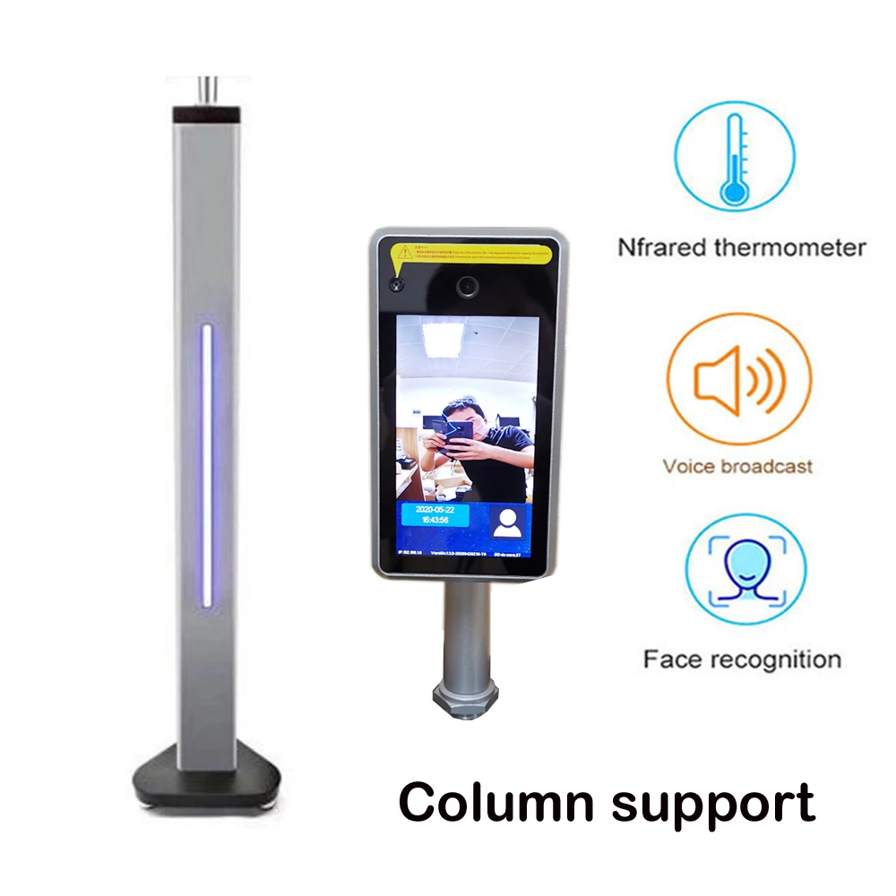 Распродажа США термическая система распознавания лица и температуры тела камера