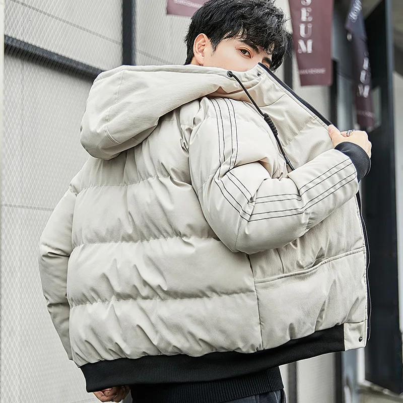 

2020 Winter new Korean short jacket hooded cotton men men winter jacket mens winter jackets and coats
