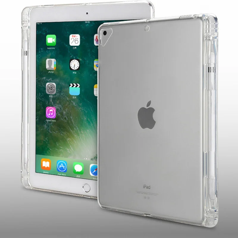 

Для Ipad Mini1 2 3 4 5 Air Air2 9.7pro 10,2 10.5pro Air4 10,9 11 12,9 2020 2021 пылезащитный чехол с защитой от падения и слотом для ручки