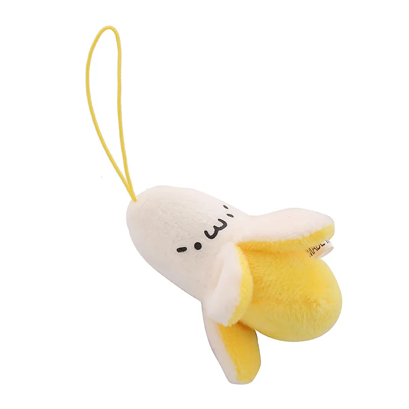 

Cute Plush Toys Kawaii Bag Backpack Pendant Keychain Stuffed Animals Kids Birthday Gift Banana Cat