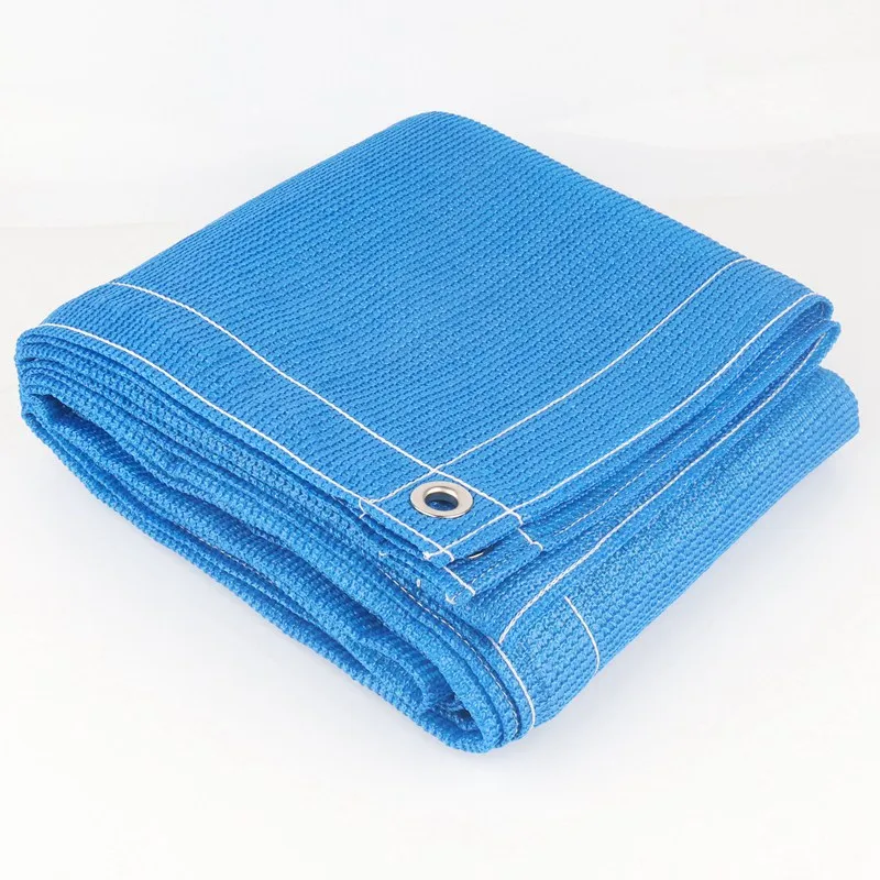 HDPE анти-УФ-синяя солнцезащитная сетка тент для кемпинга на открытом воздухе