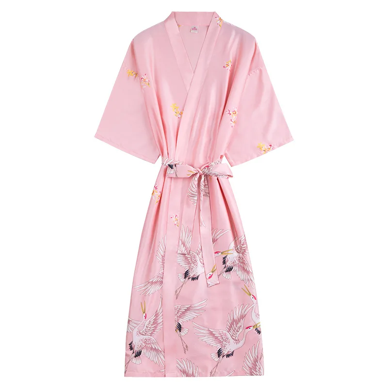 

Fashion Wedding Robes for Bridesmaids and Bride Silk Robes Women Robe Bath Robe Long Womens Robes Sleepwear