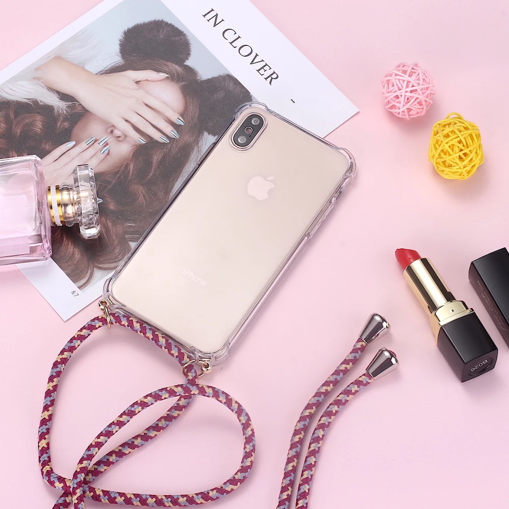 Strap Cord Travel Necklace Lanyard Mobile Phone Case For iPhone 14 14ProMax 14Plus 13Promax 13 12 11