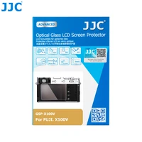 jjc anti scratch tempered glass lcd screen protector cover for fujifilm x100v x t4 xt4 x e4 xe4 digital camera screen protection