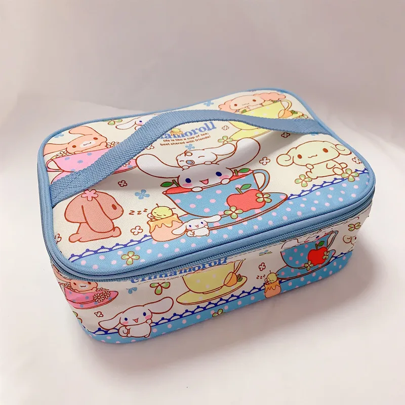 Sanrio сумка Hello Kitty мультяшная мелодия Ланч-бокс изоляционная вместительная для