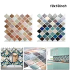 Мозаичная кирпичная плитка наклейка s для ванной комнаты кухонные обои водостойкая самоклеящаяся самодельная Настенная Наклейка домашний декор наклейка