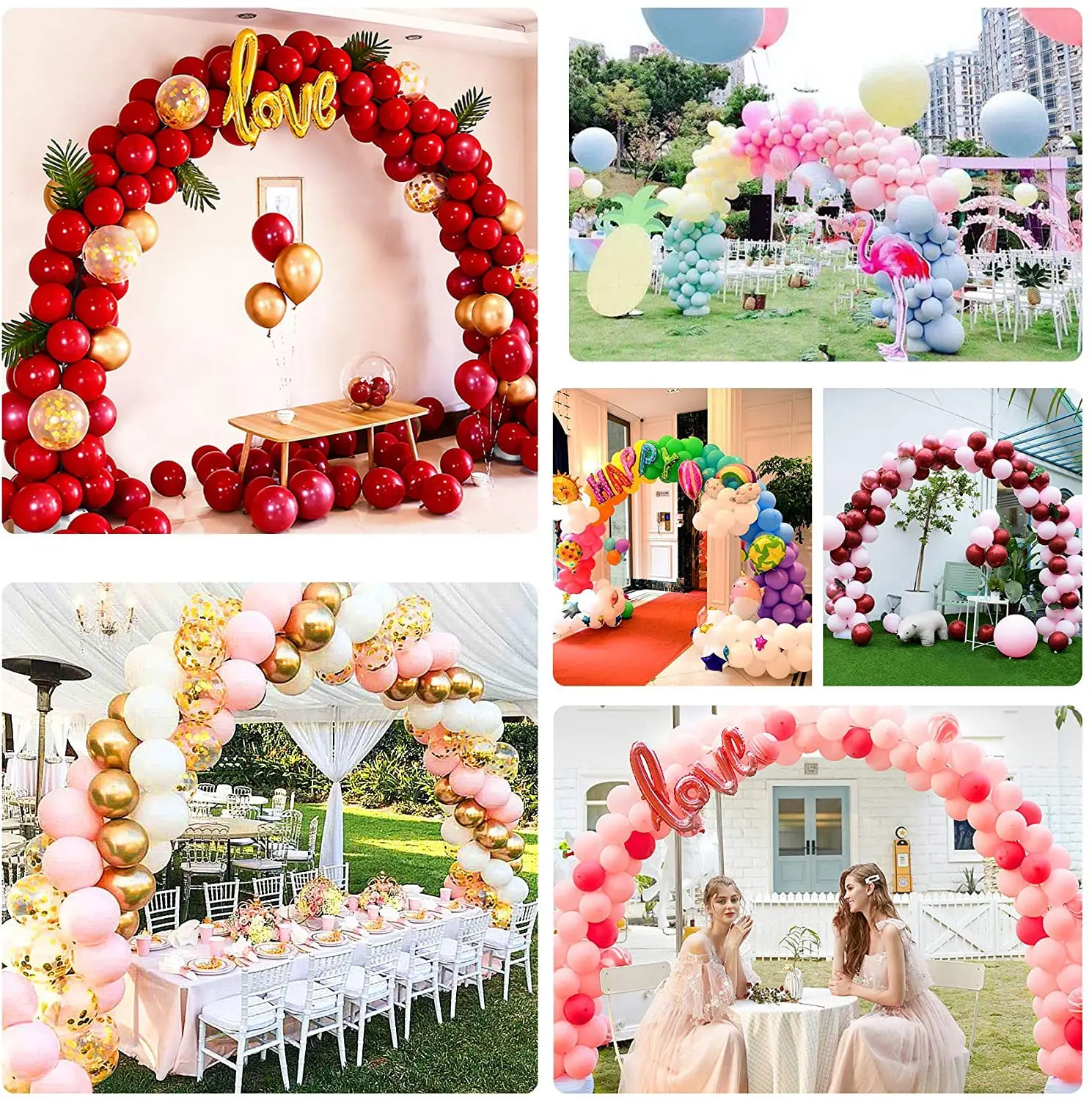 15 Sections Carbon Fiber Wedding Mariage Round Backdrop Arch Stand Birthday Party DIY Decoration Stage Circle Outdoor Frame | Дом и сад