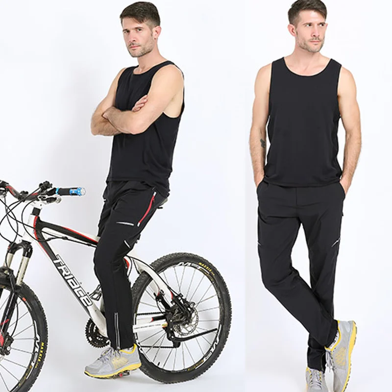 

Hot Mens Bike Pants Windproof Athletic Pants for Outdoor Sports Quick Dry Trouser Casual MVI-ing
