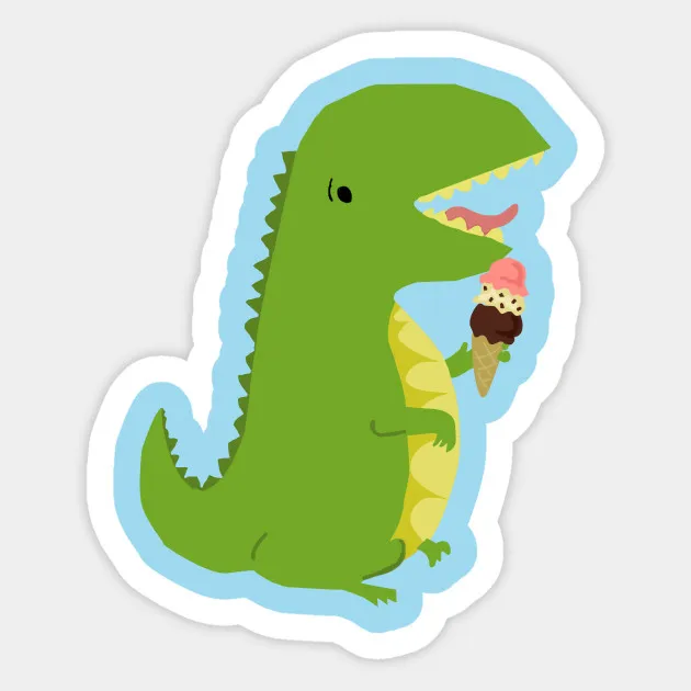 1 шт. мультфильм Милая наклейка динозавра для тележки рюкзак стол ПВХ скейтборд
