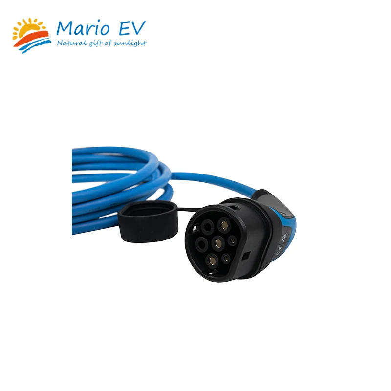 

high quality ac charging pile ev cable iec62196 portable sticky solar charger plug charger mobile ev charger with cable