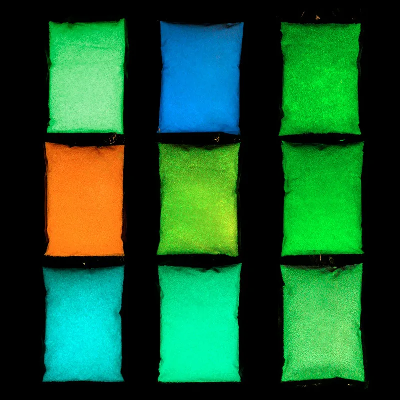 Светящийся гравий светящийся серебристый песок для аквариума флуоресцентные