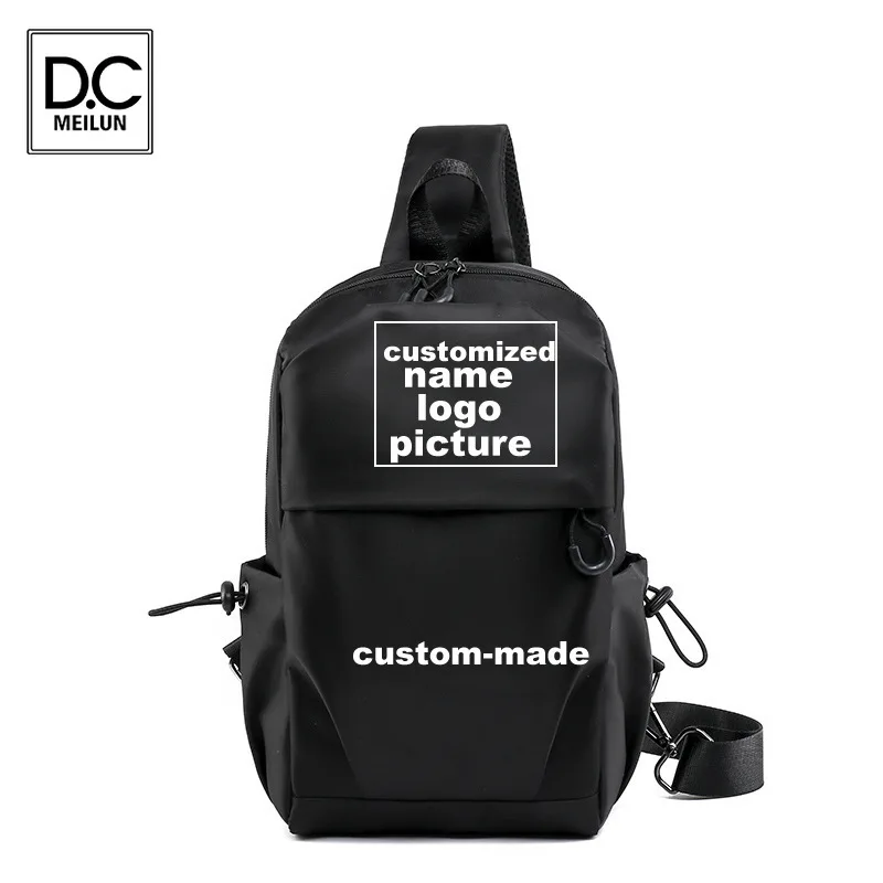 

DC.meilun Customized Logo Bag Men Bag Usb Charging Shoulder Bag Ipad Messenger Bag Solid Color Crossbody Bag for Chest Bag