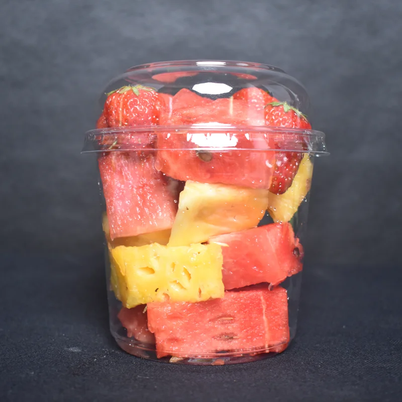 50 шт одноразовые прозрачные пластиковые стаканчики 8oz 12oz 16oz 24 26oz PET фрукты чаша
