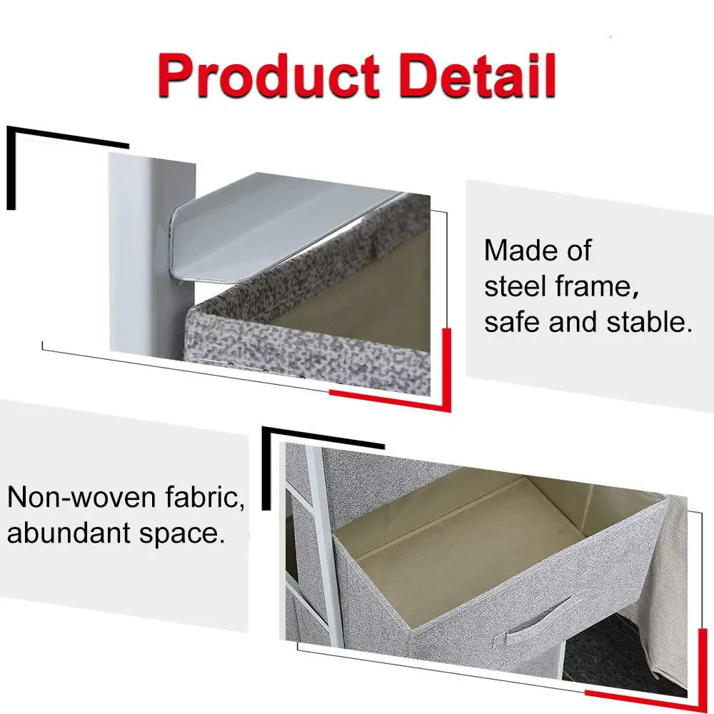 5 уровней 4 выдвижных ящика в сборе шкаф из нержавеющей стали для хранения