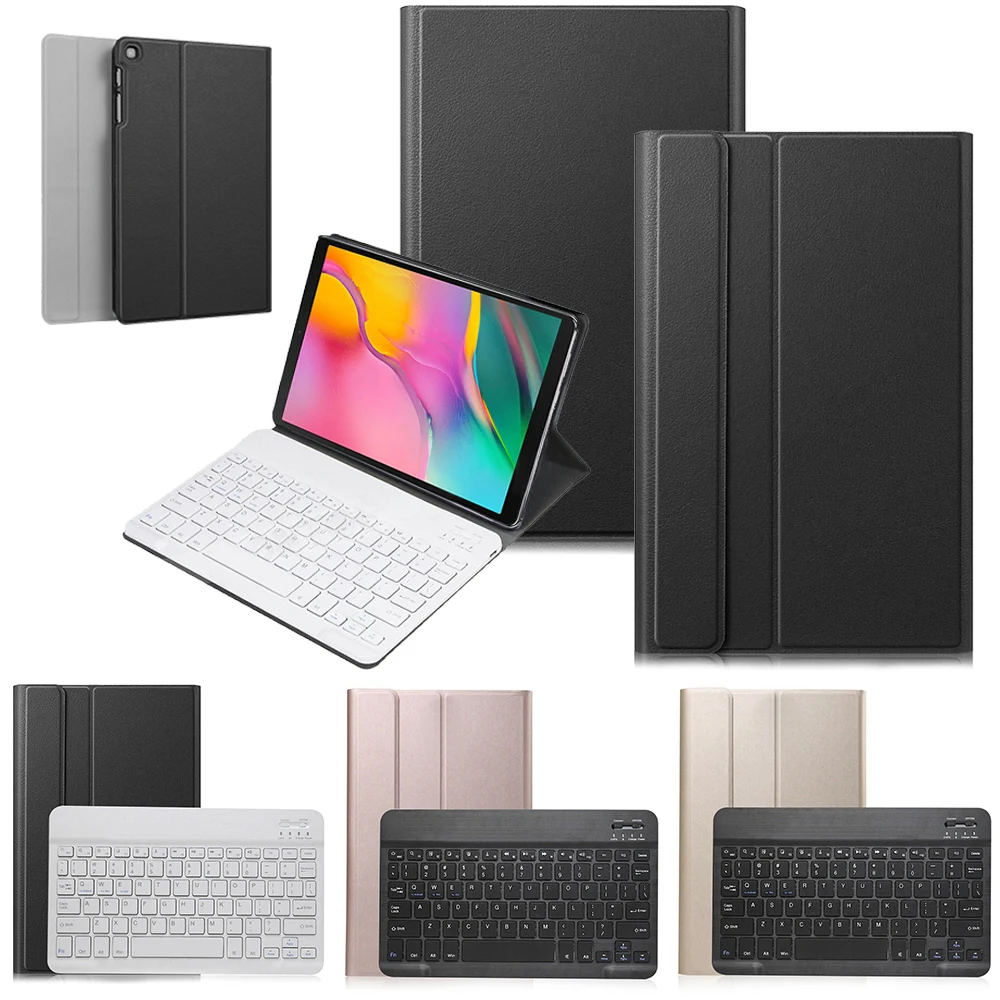 Беспроводной чехол с клавиатурой Bluetooth для Samsung Galaxy Tab A 10 1 дюймов SM T510 T515 2019 тонкий