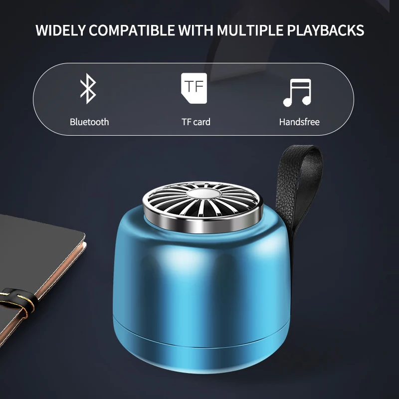 Мини динамик Lound Беспроводная Bluetooth колонка портативная для улицы двуслойная 3D