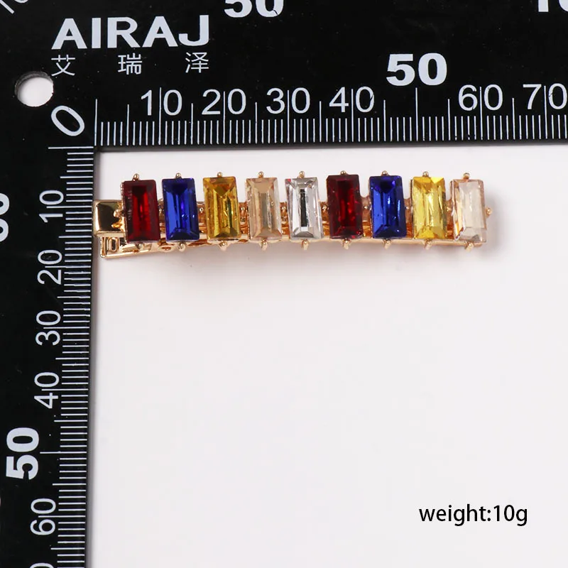 019 новые модные разноцветные заколки для волос с кристаллами и жемчугом