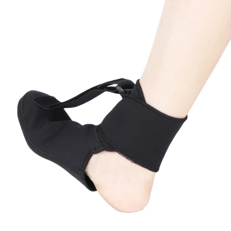 

1pc Adjustable Elastic Ankle Support Plantar Fasciitis Night Splint Foot Drop Orthotic BraceFor Heel Ankle Arch Foot Pain