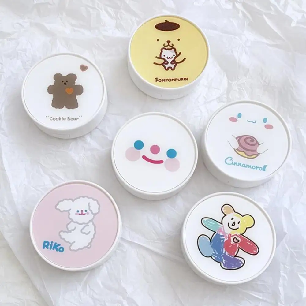 

1Pcs Koreaanse Fashion Diy Acryl Leuke Witte Eenvoudige Contact Lens Case Voor Ogen Contactlenzen Box Voor Glazen Gift reizen