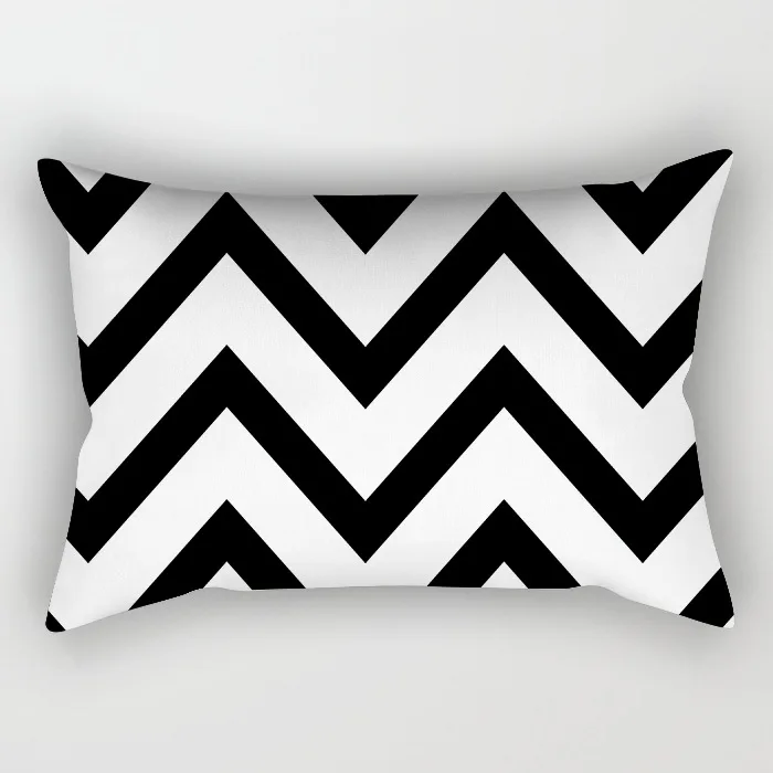 

Черно-белый чехол для подушки Nordic 30x50 см