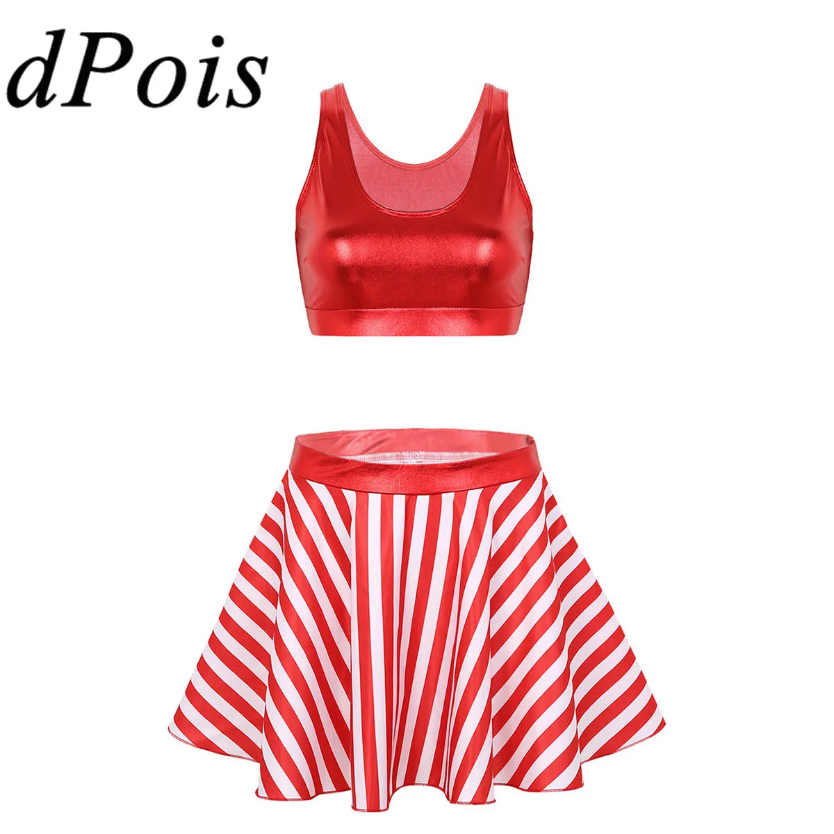 DPOIS для женщин взрослых Рождество нарядное платье вечерние костюмы танцев