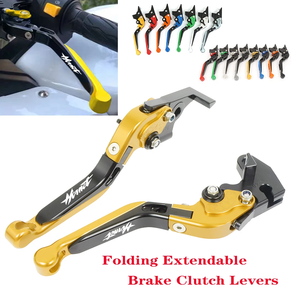 For Honda CB600F Hornet 600 CB600 F CB599 98-06 CBR900RR 93-99 CB919 02-07 VT750 CBR600 Folding Extendable Brake Clutch Levers
