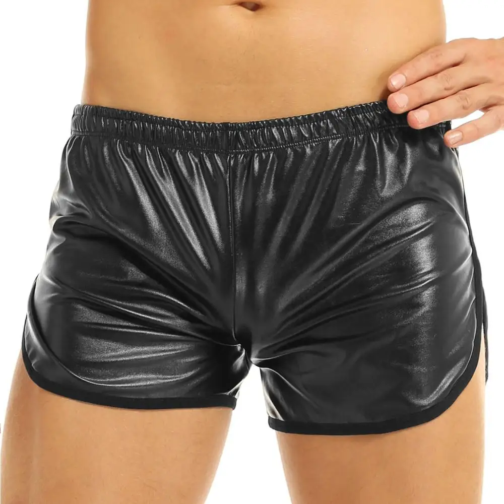 Нижнее белье iiniim из искусственной кожи для мужчин соблазнительные Короткие