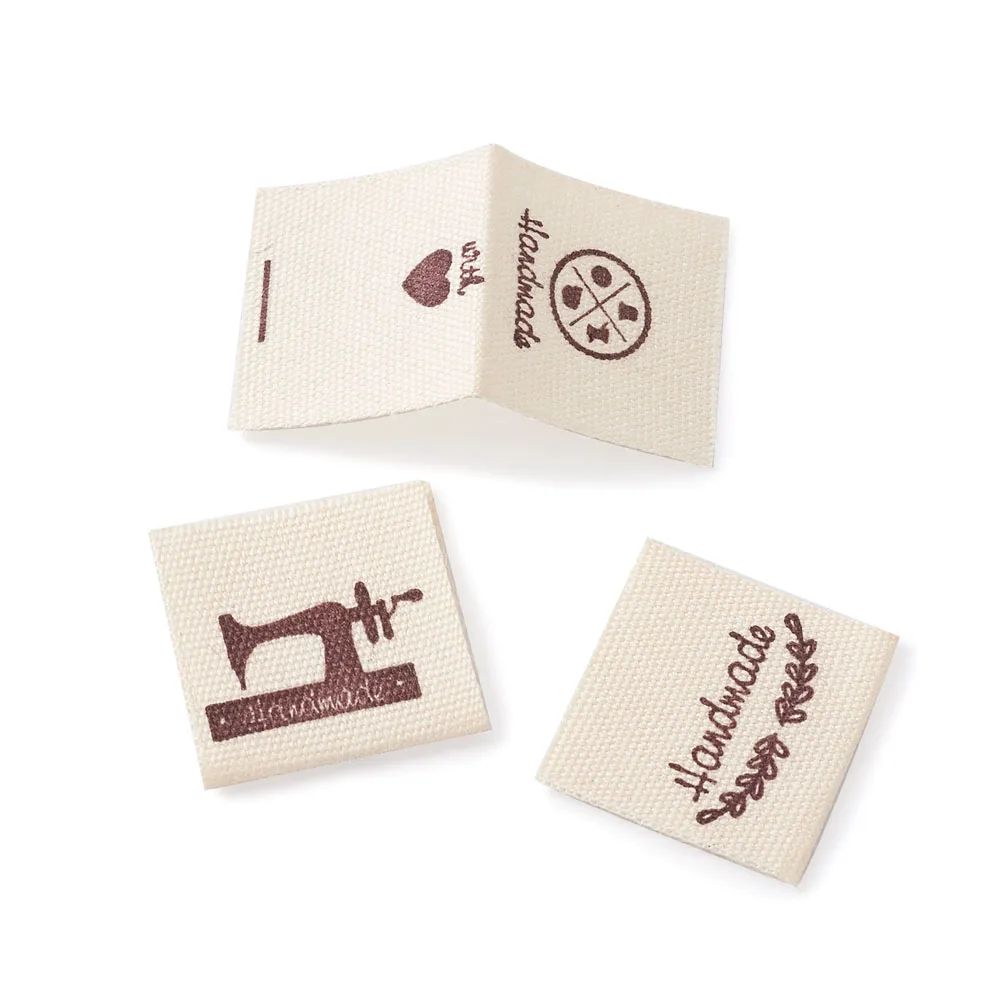 300pcs/set Cotton Sewing Labels Word Handmade Cloth For Knitting Hats Clothes DIY Jewelry Making Accessories | Украшения и