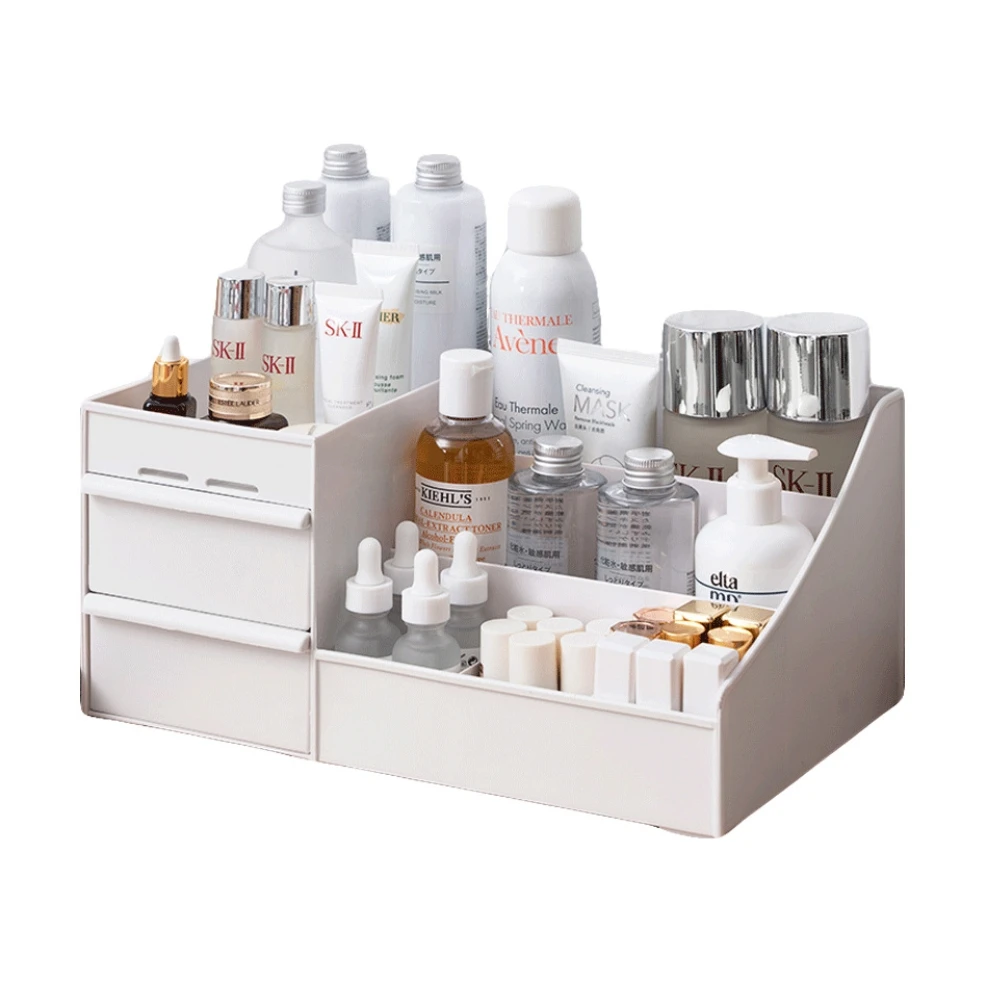 

Dressing Table Large Capacity Cosmetic Storage Box Desktop Sundries Storage Box