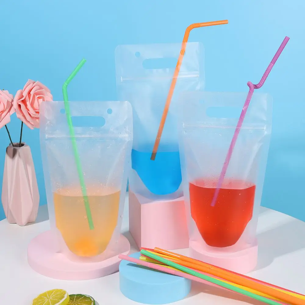 Матовые прозрачные пакеты для напитков 50 шт. | Дом и сад